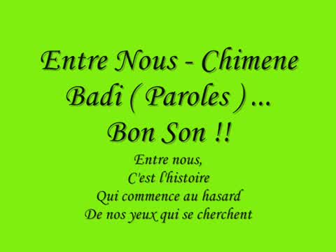 Chimène Badi - Entre nous