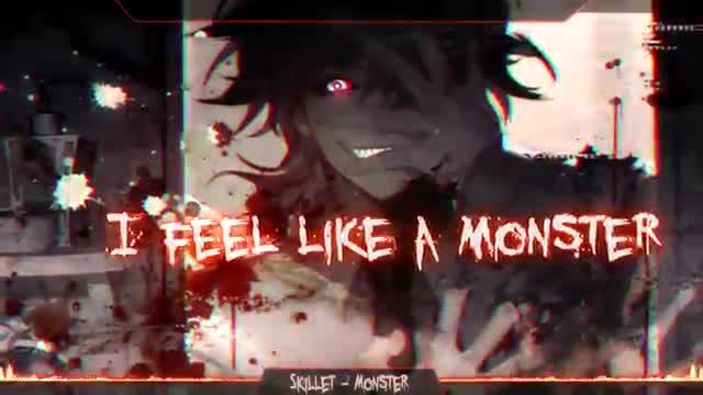 Nightcore Monster Dotexe Remix Watch For Free Or Download Video - skillet monster roblox id full song