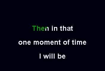 Whitney - One Moment in Time