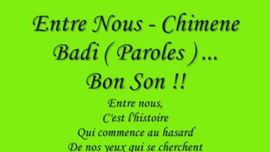 Chimène Badi - Entre nous