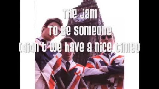 The Jam - To Be Someone